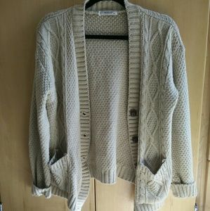 Amazon Cable Knit Chunky Cardigan